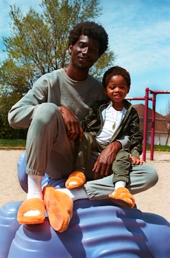 Adonis Bosso appears in a Father's Day UGG campaign with son.