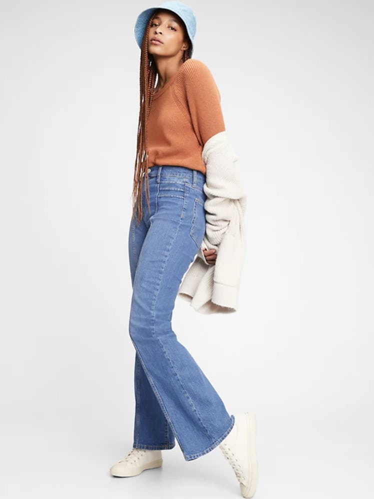 High Rise Vintage Flare Jeans