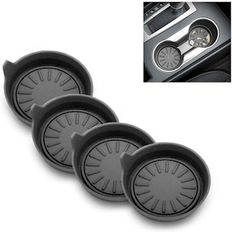 Interesting car Soft Groove Coasters (4-Pack)