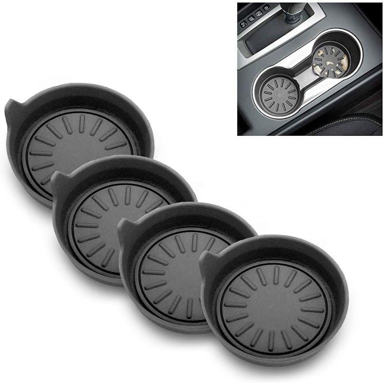 Interesting car Soft Groove Coasters (4-Pack)