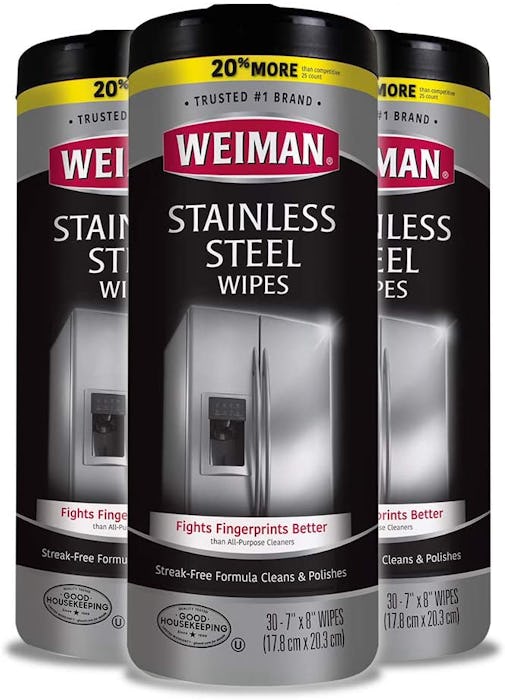 Weiman Stainless Steel Cleaner Wipes (3-Pack)