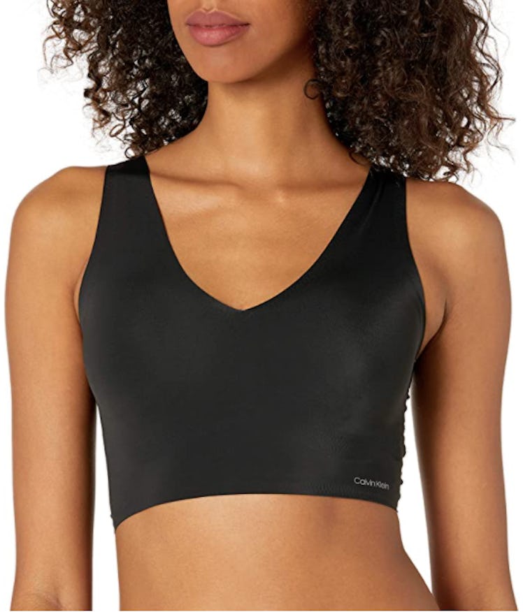 Calvin Klein Invisibles Lightly Lined V-Neck Bralette