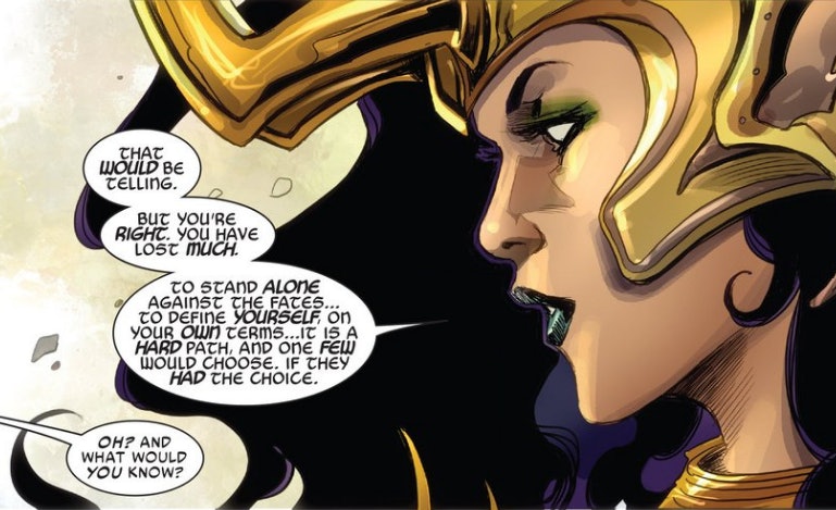 Loki Lady reveal marvel comics