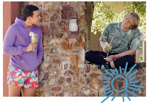 Actors Adam Faison and Josh Thomas