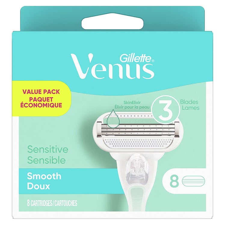 Gillette Venus Smooth Sensitive Razor Blade Refills (8 Count)