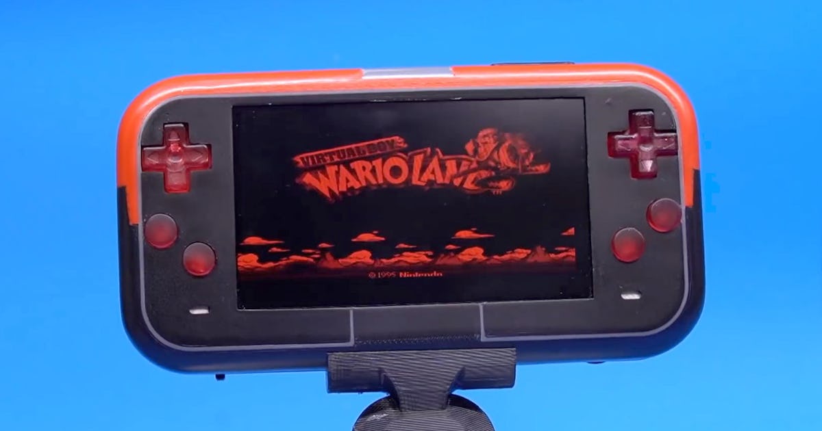 The Virtual Boy is now a gorgeous handheld thanks to this YouTuber