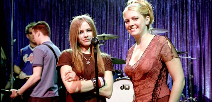 Avril Lavigne stars on Sabrina the Teenage Witch.