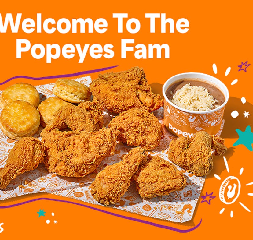 Here's how to sign up for Popeyes Rewards program and score points per purchase.