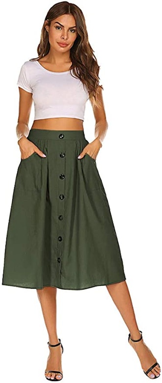 Naggoo Midi Skirt with Pockets