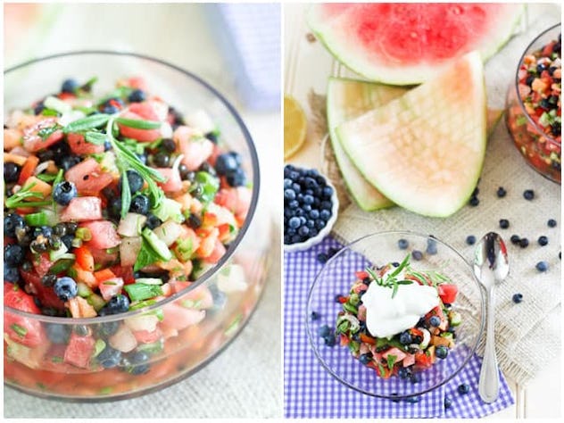 watermelon blueberry salsa