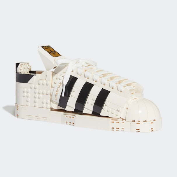Make your own Adidas Superstar sneaker with an Lego set