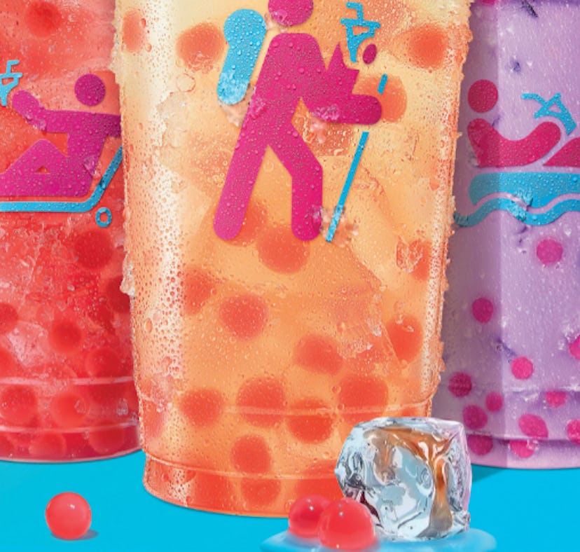 Dunkin's Popping Bubbles Instant Win Game celebrates the new offering.
