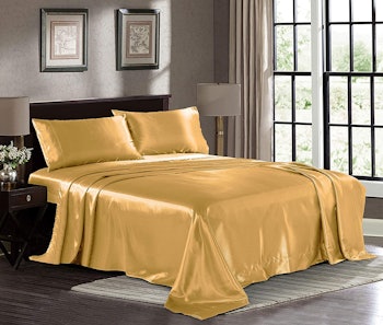 Pure Bedding Satin Sheets (4-Piece)
