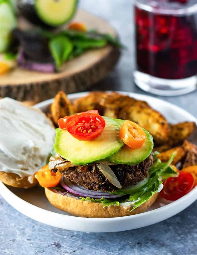 vegan black bean burgers