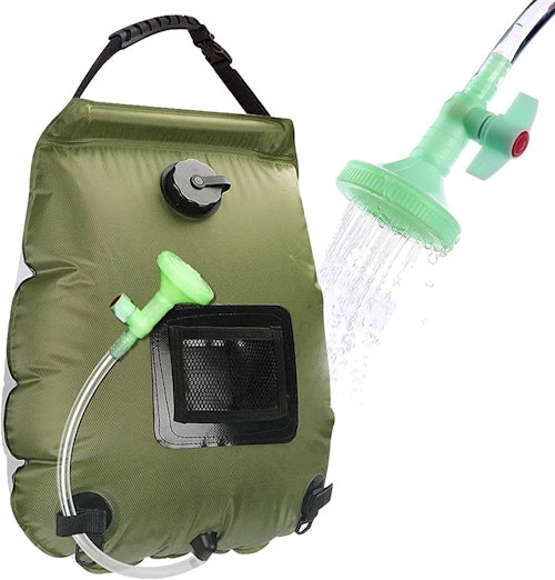 Beaucares Camping Shower Backpack