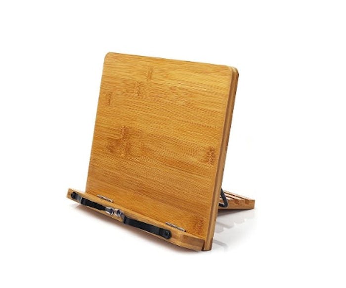 wishacc Bamboo Book Stand