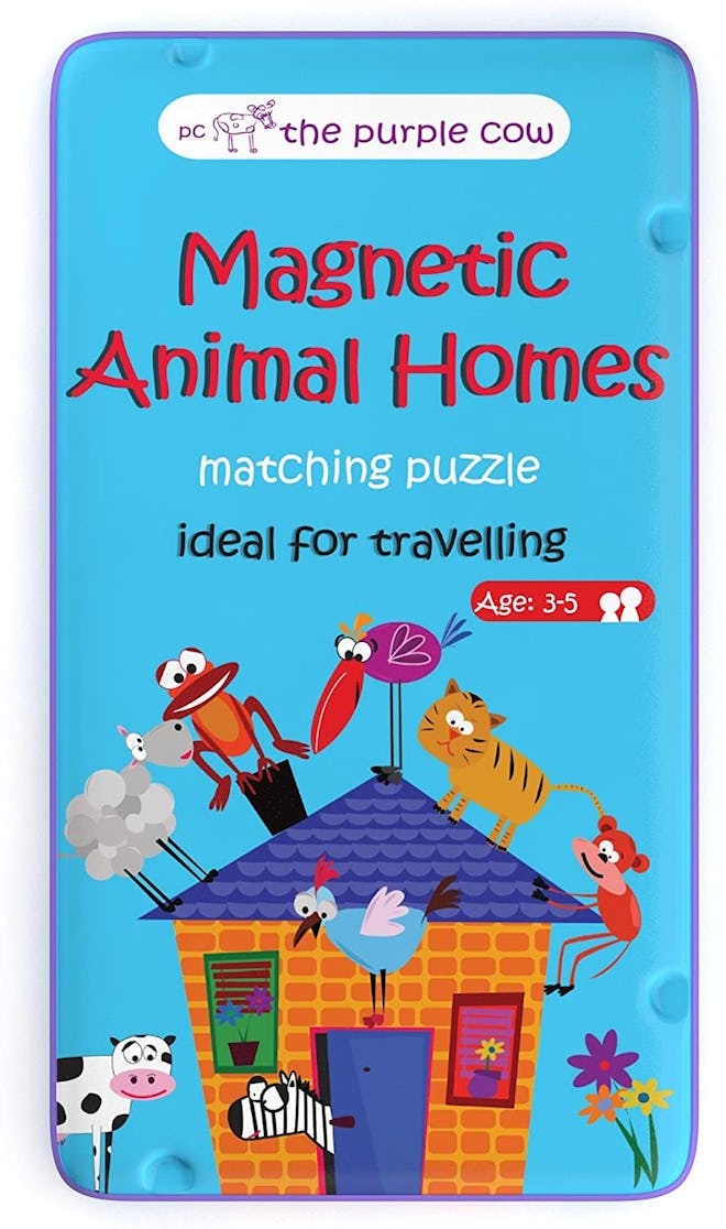 The Purple Cow - Magnetic Travel to Go Animal Homes