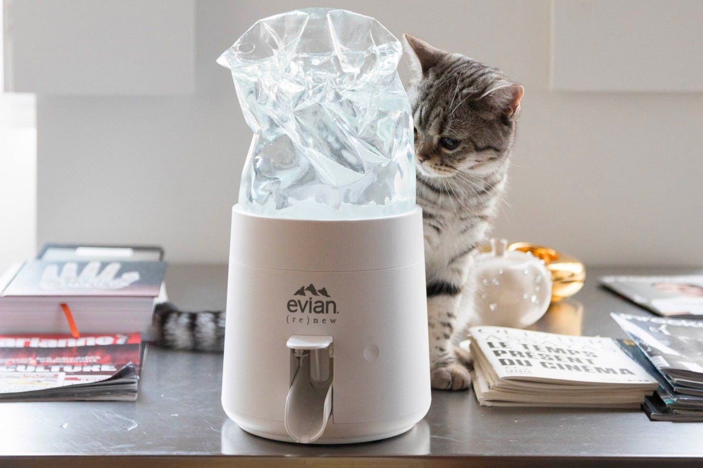 Virgil Abloh's weird bubble water fountain is here for thirsty hypebeasts