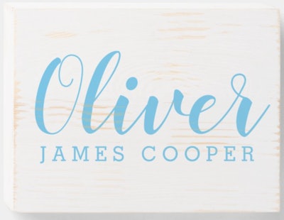 Personalized Name Wooden Sign for Home or  Nursery