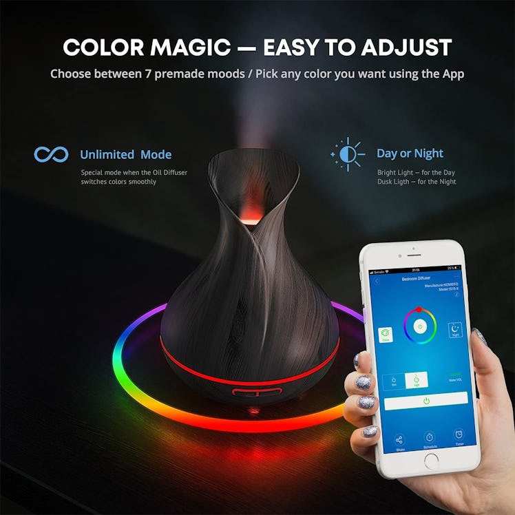 Sierra Modern Home Smart Essential Oil Diffuser