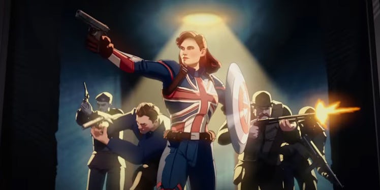 Peggy Carter becomes Captain America in What If...?