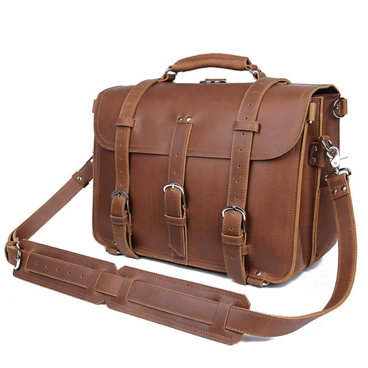 Polare Full Grain Leather Messenger Bag