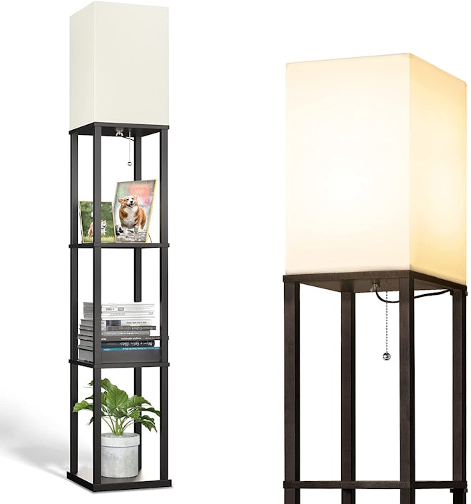addlon LED Modern Shelf Floor Lamp