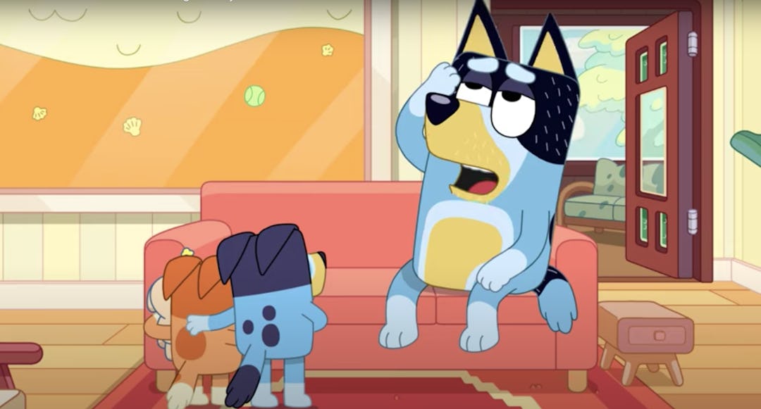 Exclusive ‘bluey Father S Day Clip Bandit Offers Tips On Swearing