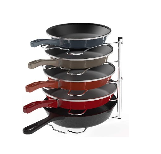 SimpleHouseware Kitchen Cabinet Pantry Pan and Pot Lid Organizer