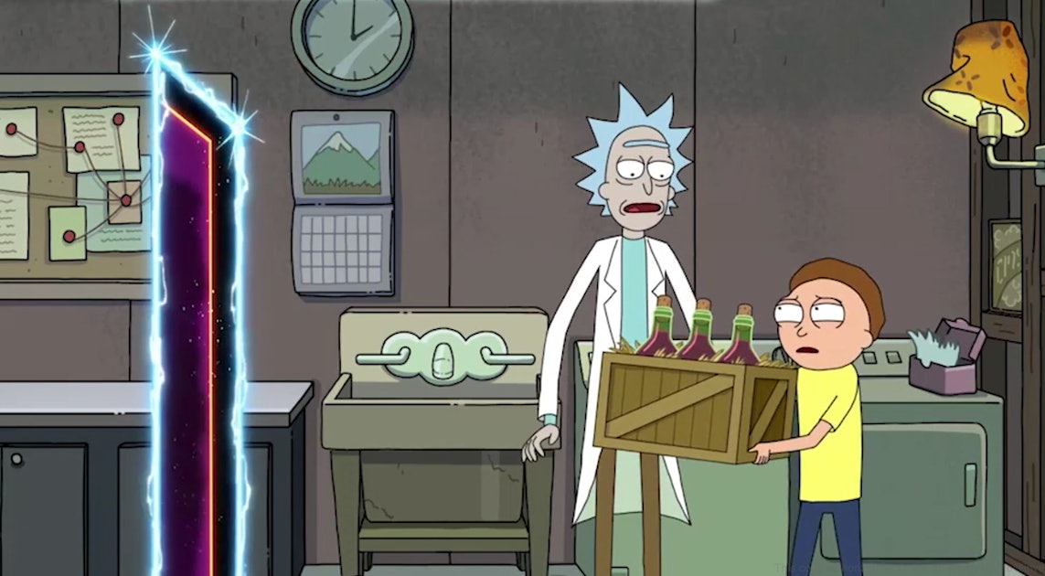 time travel stuff rick and morty