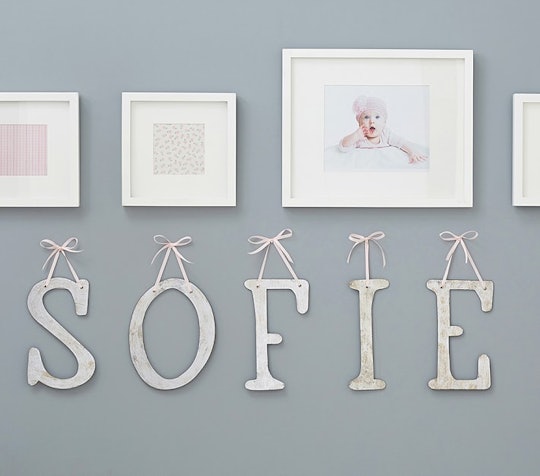 "sofie" sign from pottery barn kids