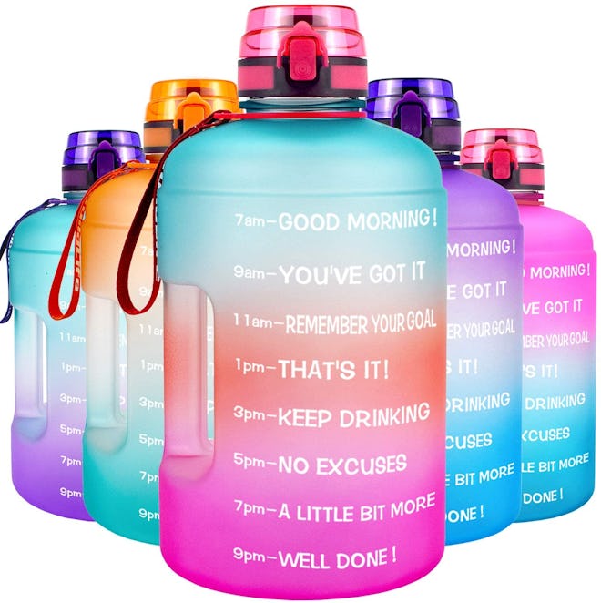 QuiFit Motivational Gallon Water Bottle 