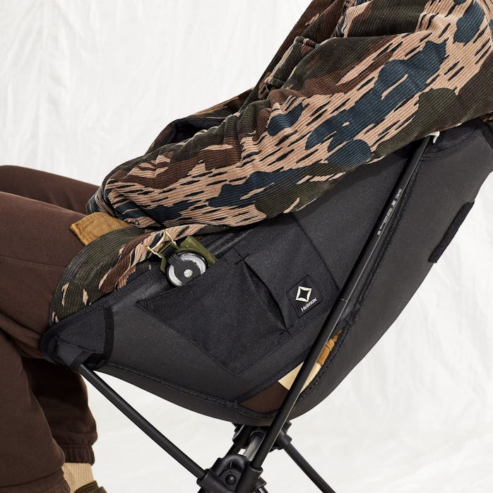Storage compartments are aplenty on the Tactical Collection's Sunset Chair.