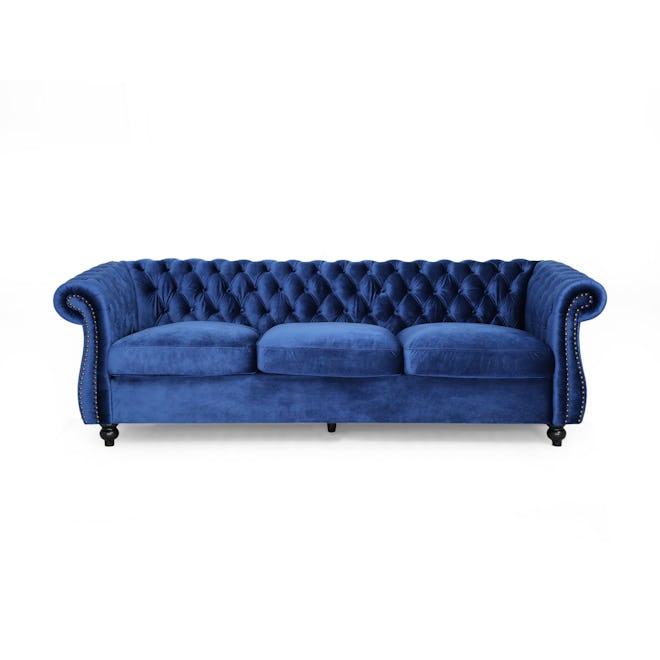 Blue Chesterfield Sofa