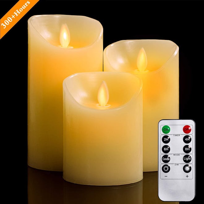 YIWER Flameless Candles (3-Pack)