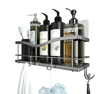 KINCMAX Shower Caddy Basket Shelf with Hook