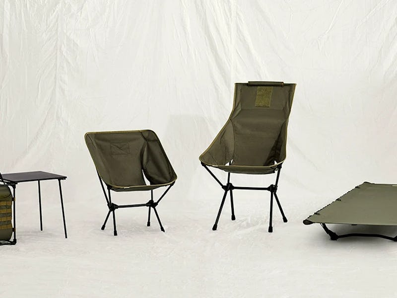 The Tactical Collection from Helinox is a line of ultralight, durable outdoor furniture for working ...