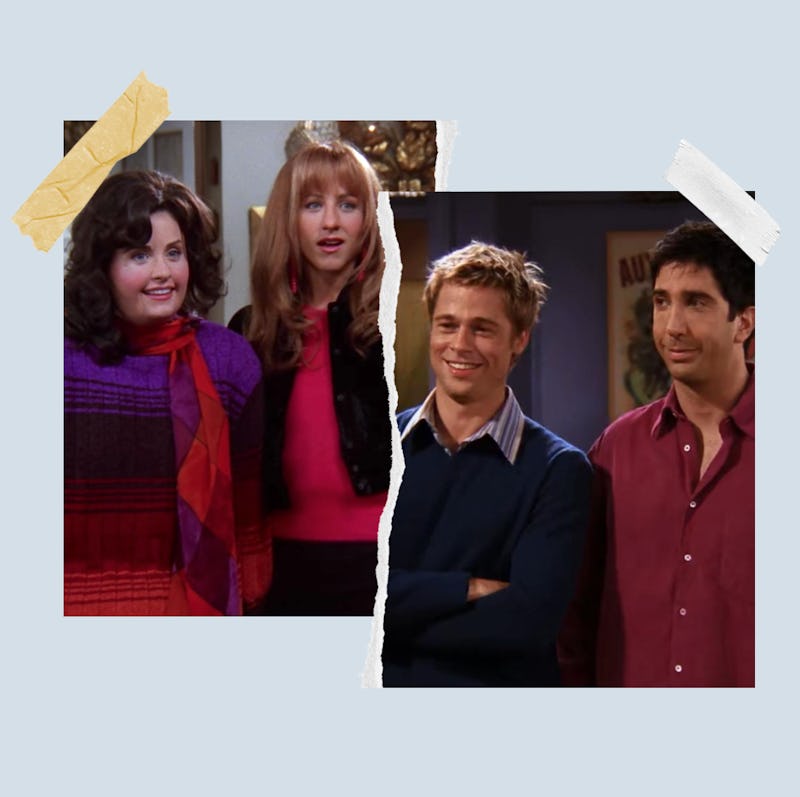 Monica, Rachel, Will, and Ross in Friends.
