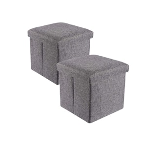 YCOCO Square Ottomans (2-Pack)