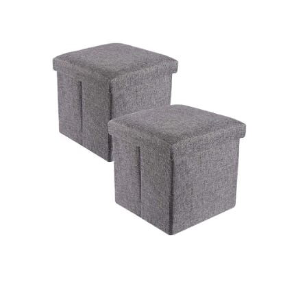 YCOCO Square Ottomans (2-Pack)
