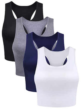 Boao Crop Tank Tops (4 Pack)