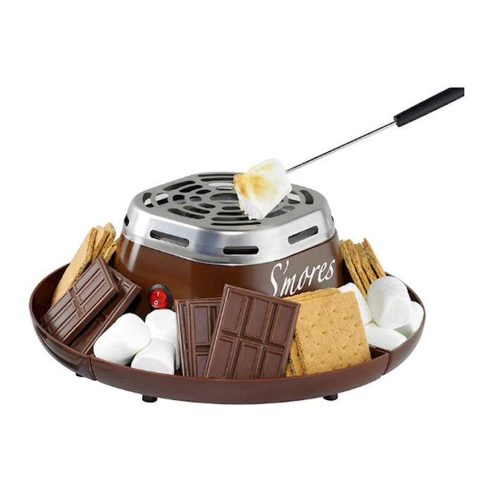 Nostalgia Indoor Electric Stainless Steel S'mores Maker