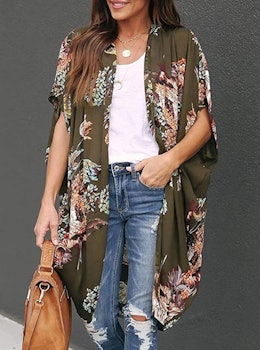 Ivay Womens Floral Duster
