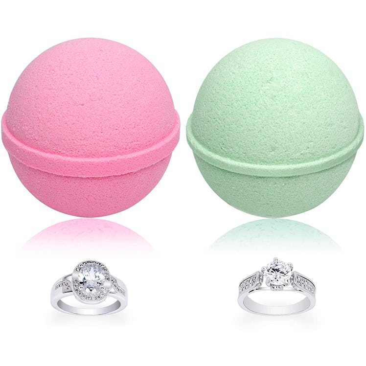 Jackpot Candles Mermaid Love Potion Bath Bombs With Size 9 Ring Surprise (Set of 2 )