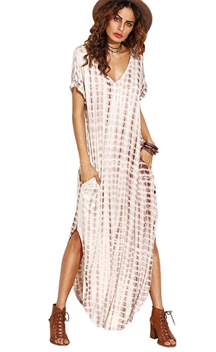 MakeMeChic Tie-Dye Maxi Dress