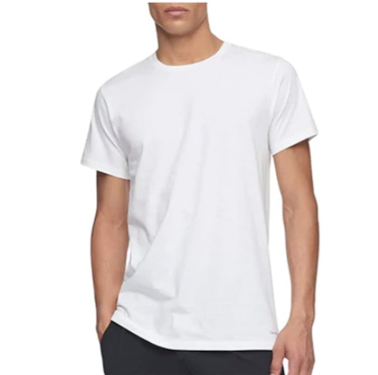 Calvin Klein Men's Cotton Classics Slim Fit Multipack Crew Neck T-Shirts (7-Pack) 