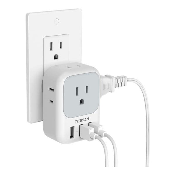 TESSAN Multi Plug Outlet Extender