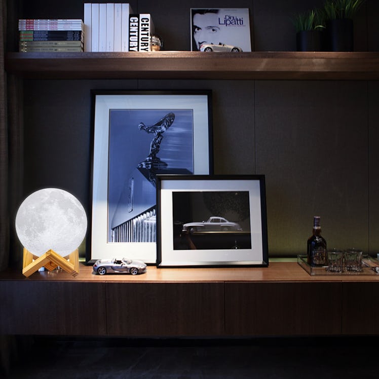 LOGROTATE 16 Color LED Moon Lamp with Stand