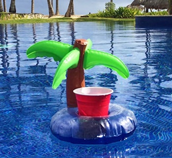 GoFloats Inflatable Pool Drink Holders (3 Pack)