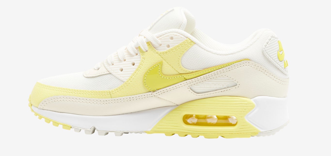 yellow air max 90 with charms